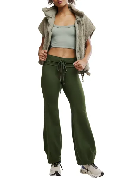 FP Movement Quick Step Flared Leg Trousers Green