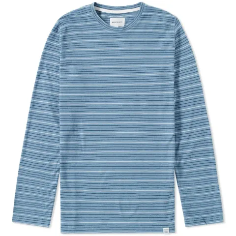 Long Sleeve James Fine Stripe Tee