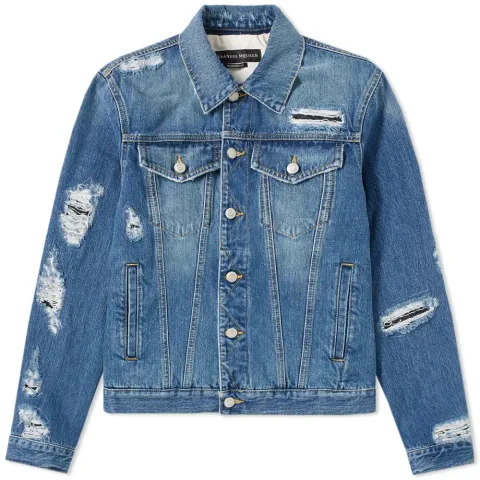 Distressed Denim Jacket