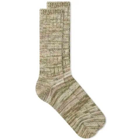 5 Colour Mix Crew Sock