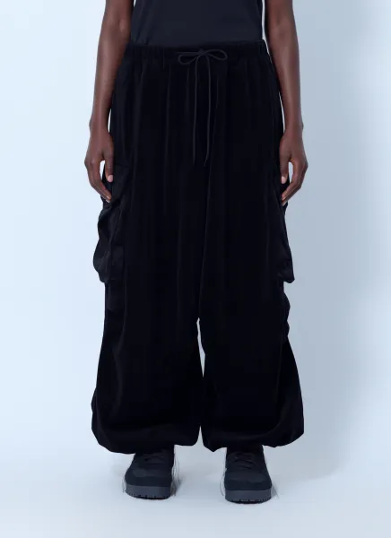 Velvet Corduroy Cargo Pants
