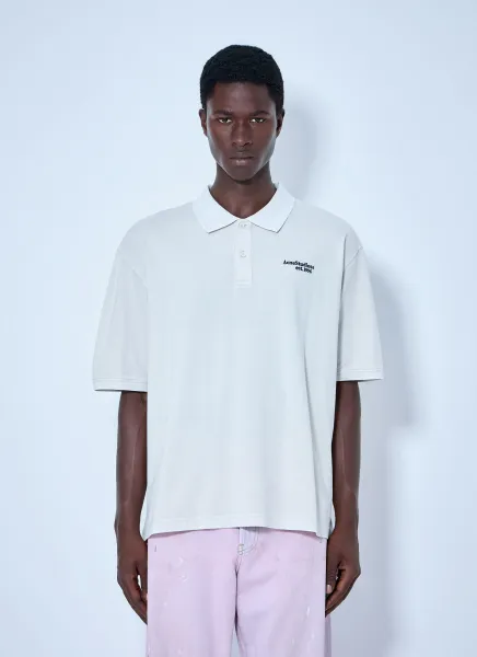 Washed Logo Polo Shirt