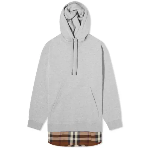Checked Back Hoody