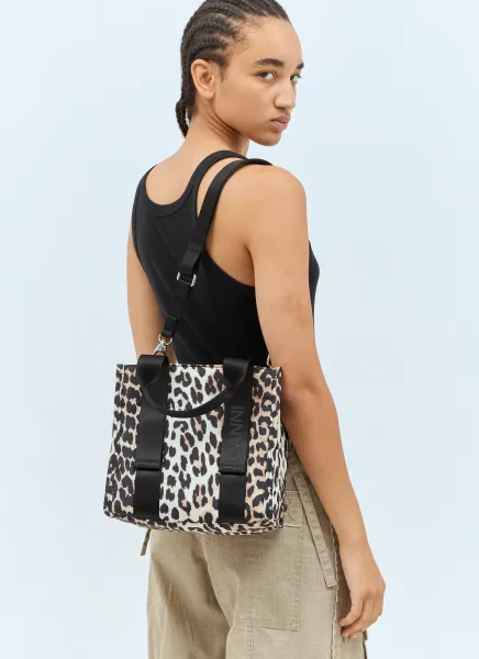 Recycled Tech Small Tote Bag