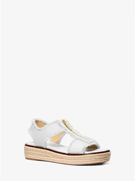 Berkley Frayed Denim Espadrille Sandal