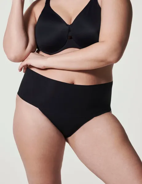 Spanx SPANXsupersmooth Undie-tectable Thong Black