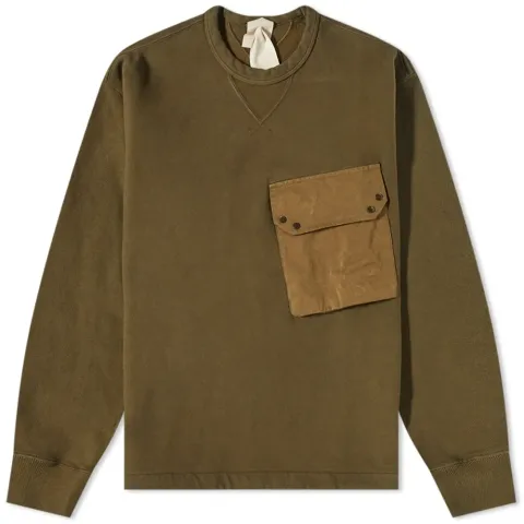 Snap Pocket Crew Sweat