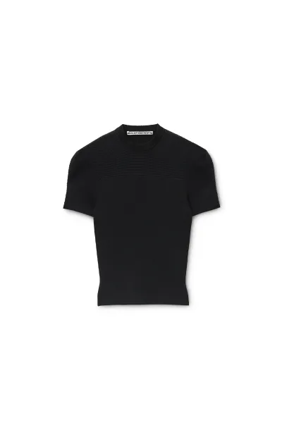 Debossed Logo Fitted Tee