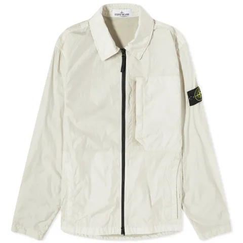 Crinkle Reps Zip Overshirt