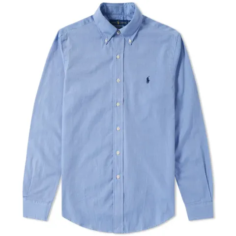 Slim Fit Button Down Poplin Shirt