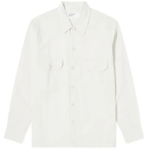 Shin Seersucker Utility Shirt