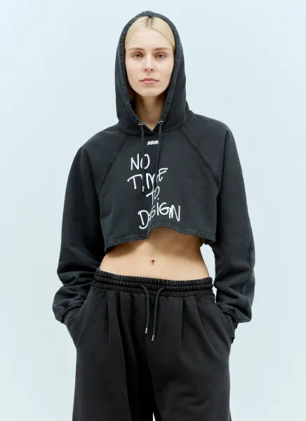 Dusk Cropped Hooded Sweatshirt