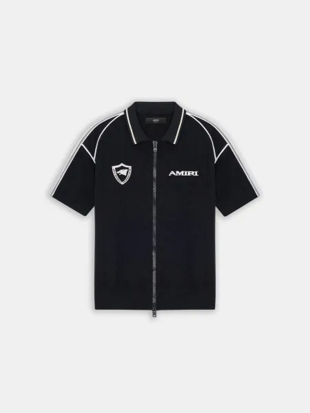 SPORT ZIP SHIRT - Black