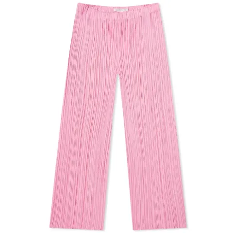 Pleats Straight Leg Pant