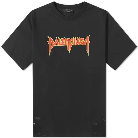 Metal Logo Oversized T-Shirt