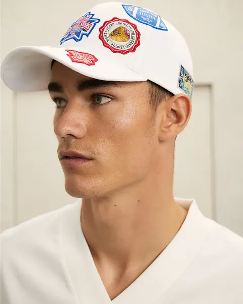 River Island Badged Racing Cap