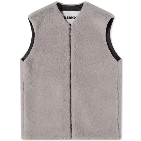 Wool Fleece Zip Gilet