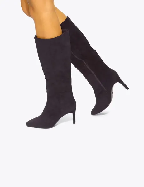 Kurt Geiger Stiletto Heel Knee High Boots Brown