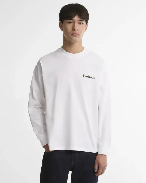 Bowery Oversized Graphic Long-Sleeved T-Shirt