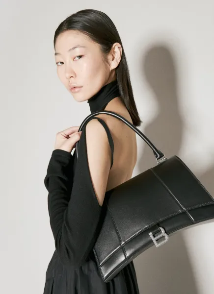 Hourglass Hinge Medium Shoulder Bag