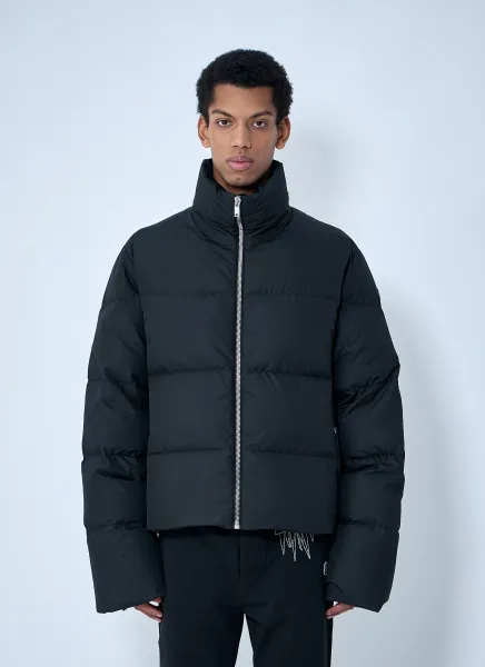 Cyclopic High-Neck Puffer Jacket
