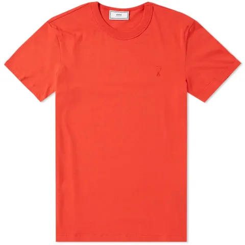 AMI Embroidered Heart Logo Tee