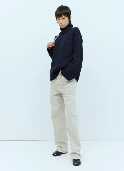 Roll Neck Knit Sweater