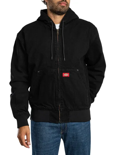 Dickies Hilham Lined Denim Hooded Jacket