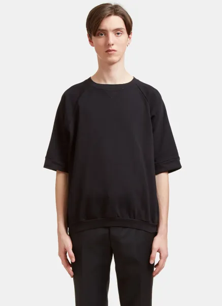 Elbow-Length Sleeved Sweatshirt