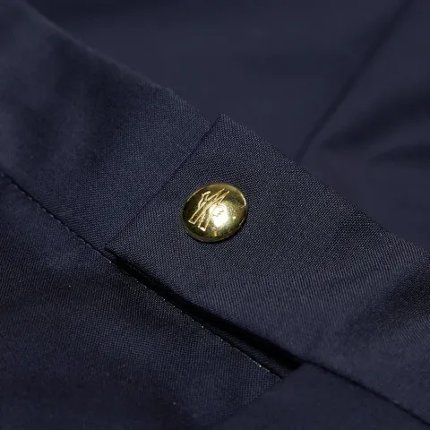 Signature Stud Cuff Wool Trouser