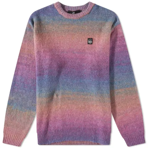 Ombre Brushed Crew Knit
