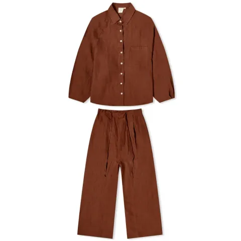 Raglan Linen Pyjama Set