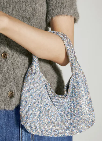 Mini Crystal Mesh Armpit Bag