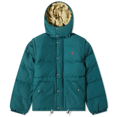 Removable Sleeve Down Jacket
