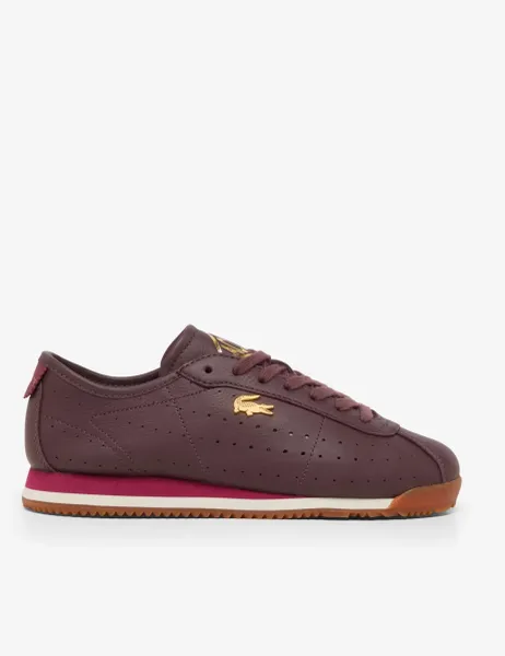 Lacoste Leather Lace Up Trainers