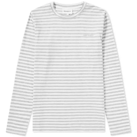 Long Sleeve James Logo Stripe Tee