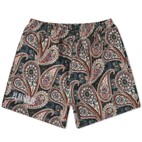 Casket Paisley Woven Shorts