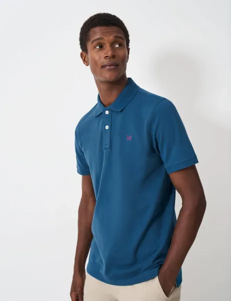 Crew Clothing Pure Cotton Pique Polo Shirt