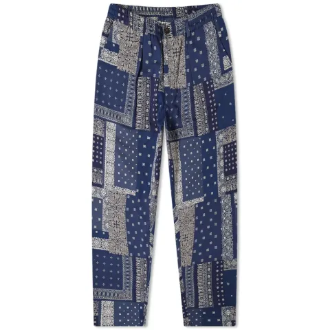 Patchwork Bandana Pleated Track Pant