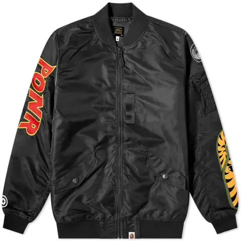 Shark Loose Fit Ma-1 Jacket