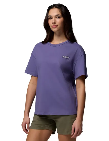 Columbia CSC Heavyweight Pure Cotton T-Shirt Purple