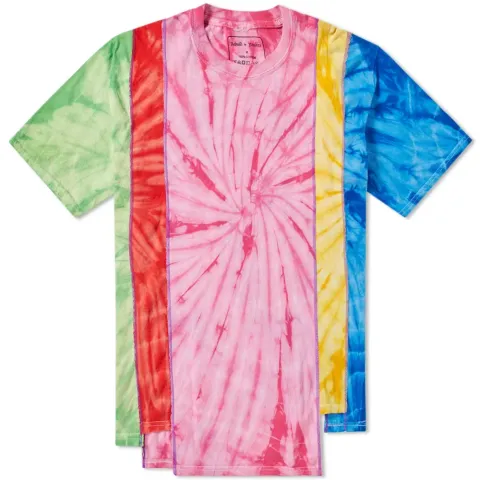 5 Cuts Tie Dye Spider Tee