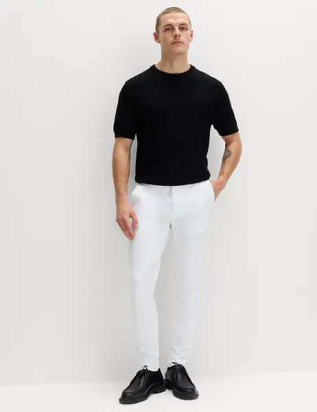 Marks & Spencer Skinny Fit Stretch Chinos White
