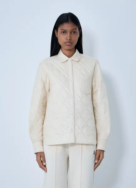 Logo Motif Quilted Jacket