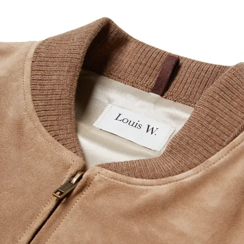 A.P.C. x Louis W. Ferris Suede Bomber Jacket