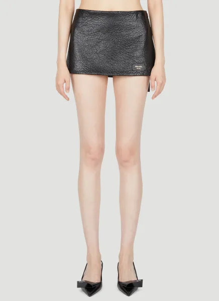 Leather Mini Skirt
