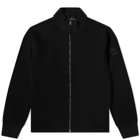 Jersey Zip Through Track Top