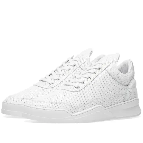 Low Top Ghost Nappa Perforated Leather Sneaker