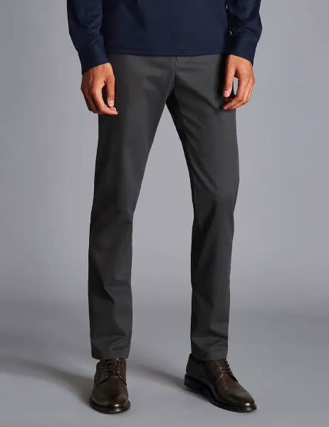 Charles Tyrwhitt Slim Fit Chinos Grey