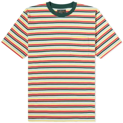 Multi Stripe Pocket T-Shirt